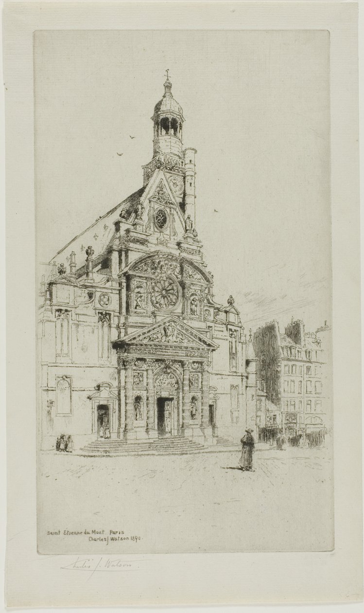 St. Etienne du Mont, Párizs alkotó: Charles John Watson