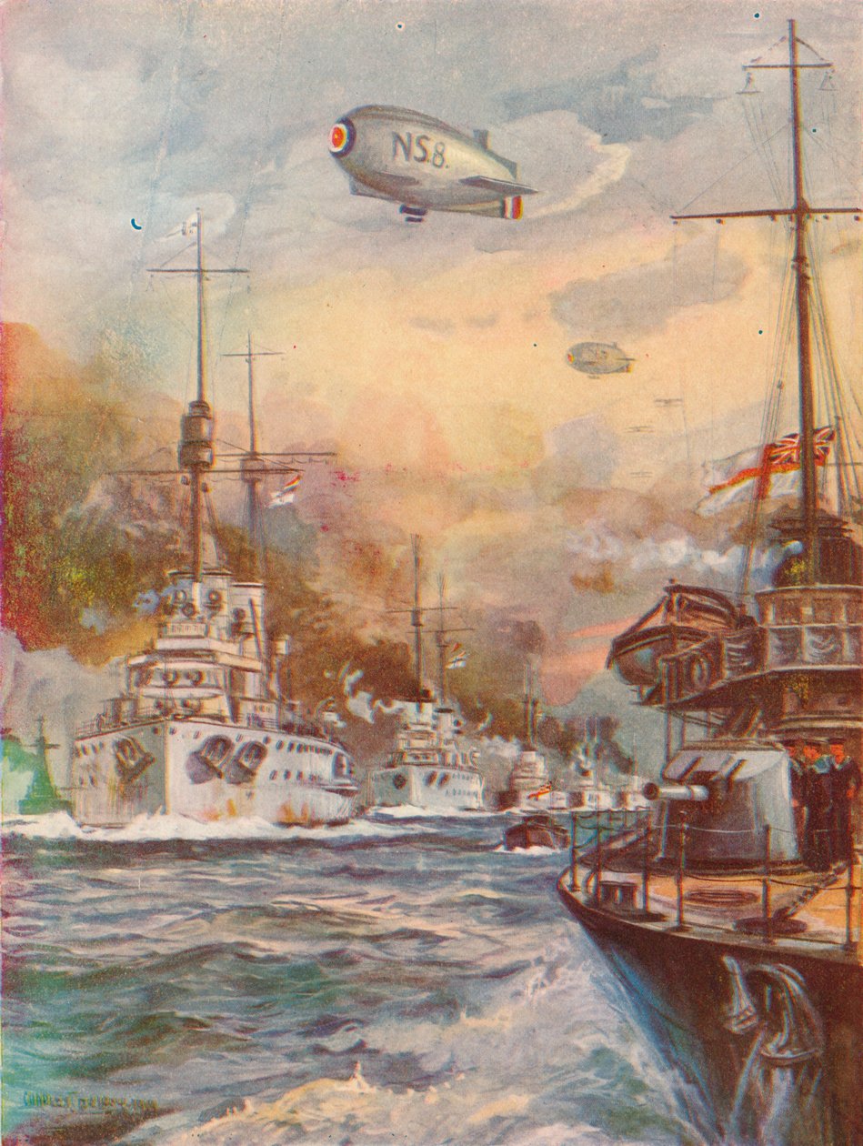 A német nyílt tengeri flotta feladása, 1918-1919 alkotó: Charles John de Lacy
