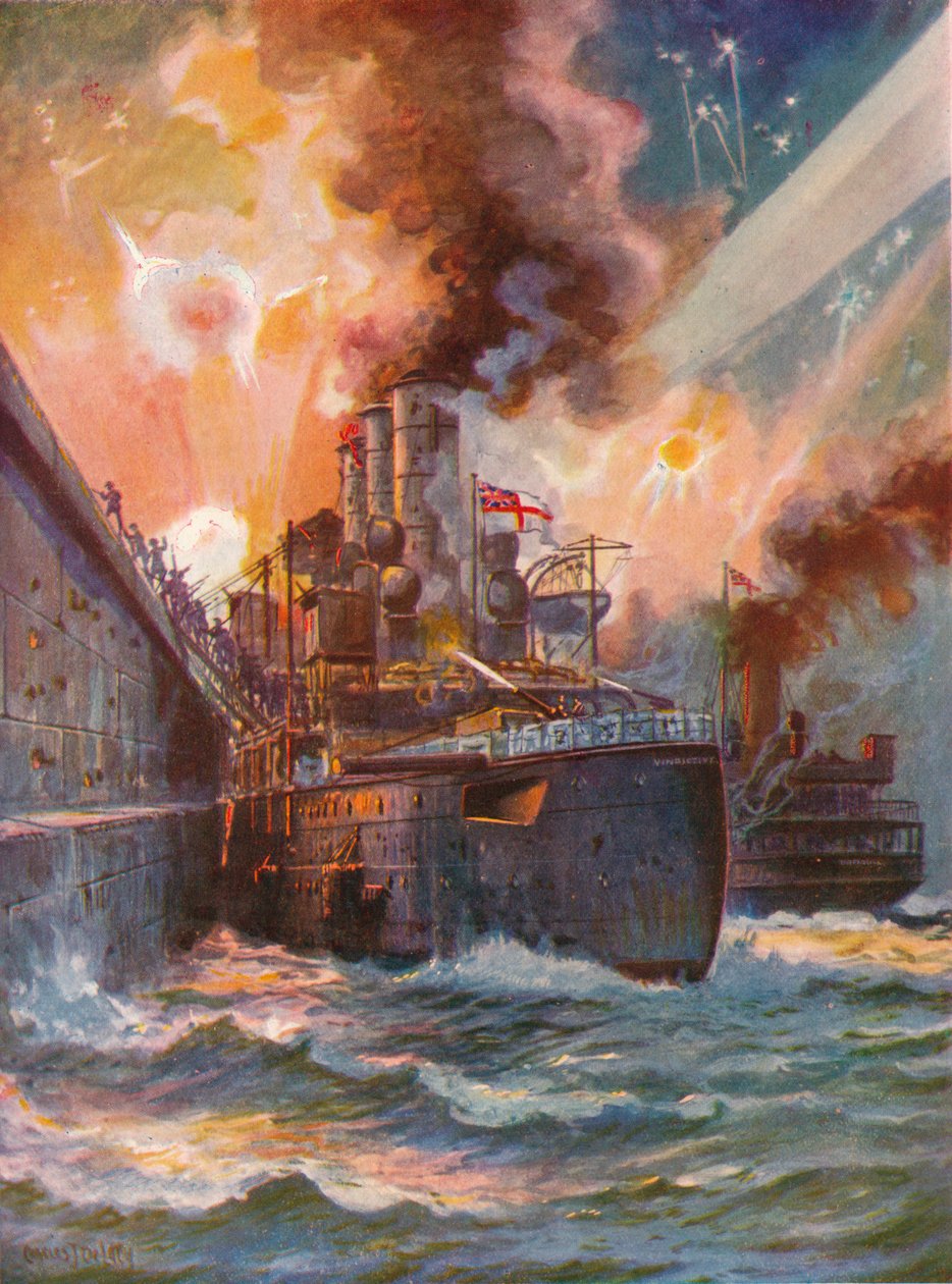 A bosszúálló Zeebrugge-ban, 1918 1919 alkotó: Charles John de Lacy