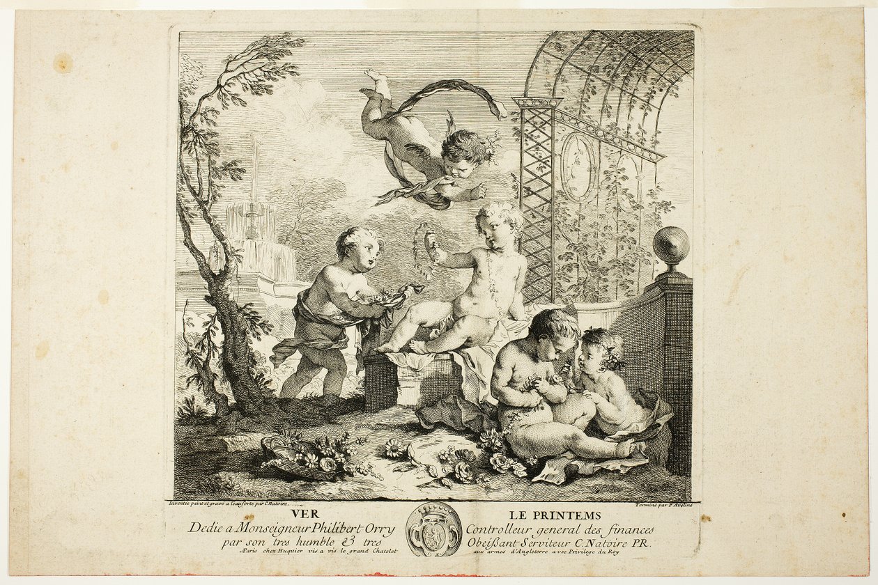 Tavasz, egy lemez a The Four Seasons-ból alkotó: Charles Joseph Natoire