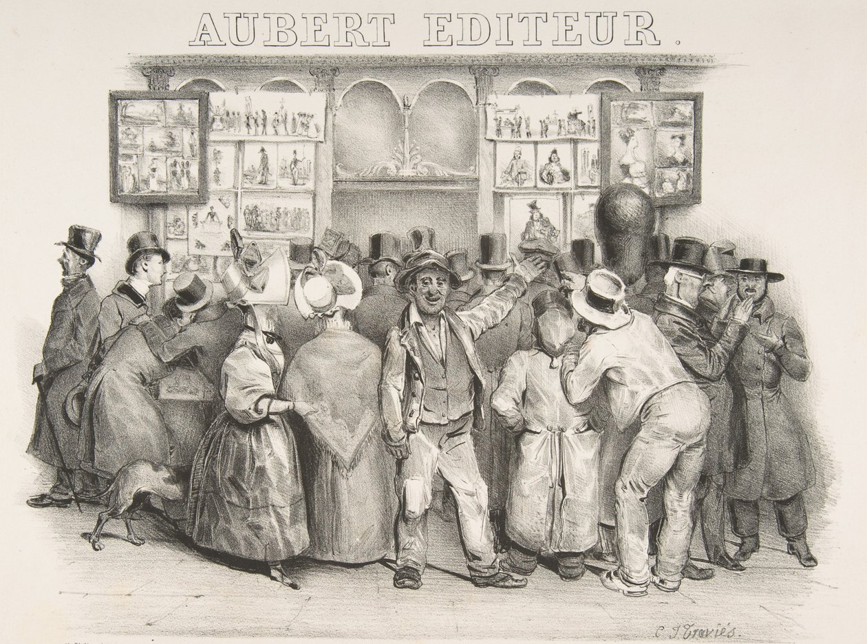 Az Aubert kiadó El kell ismerni, hogy a kormány komikus megjelenésű, 1831 alkotó: Charles Joseph Traviès de Villers