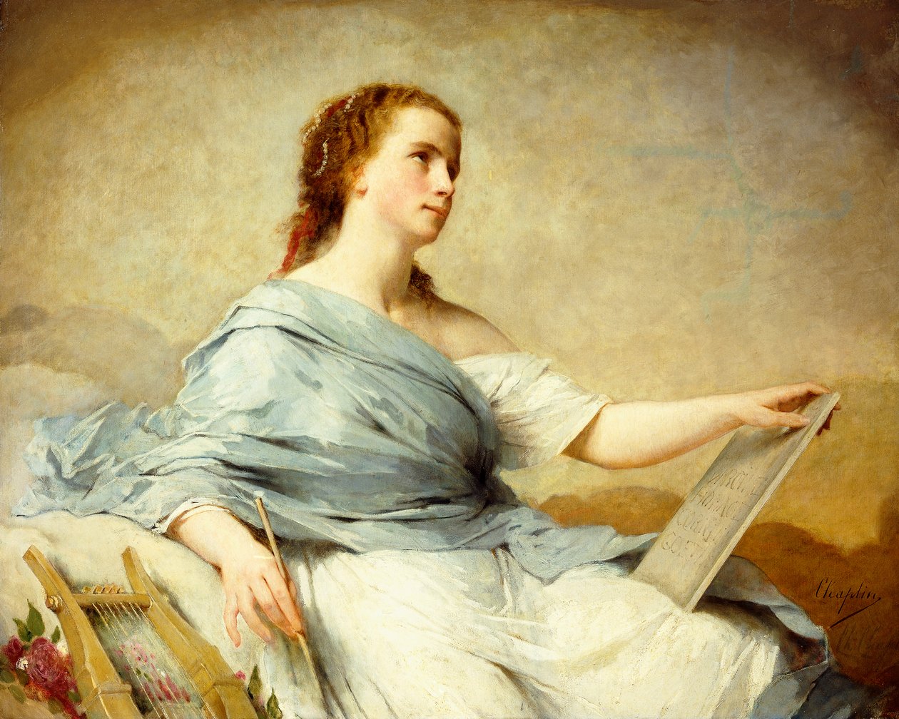 A művészetek megszemélyesítése, alkotó: Charles Joshua Chaplin