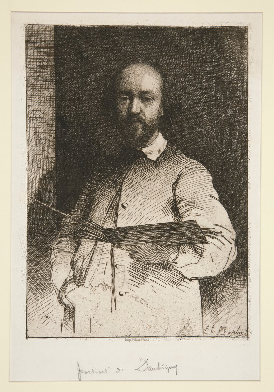 Daubigny portréja alkotó: Charles Joshua Chaplin