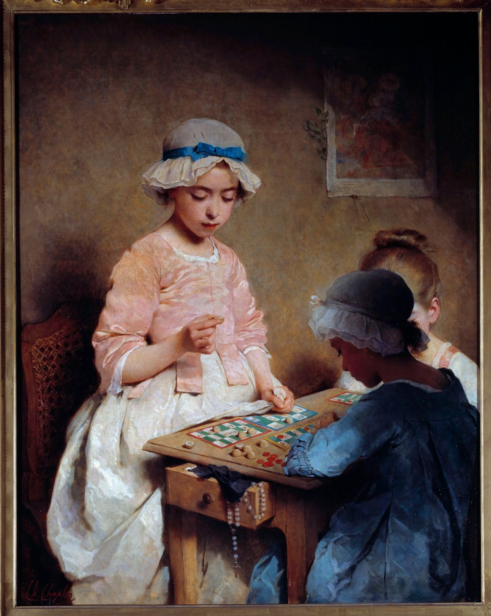 A lottó rész Charles Chaplin festménye (1825-1891) 1865 V. 1,16x0,97 m Rouen, Musee des Beaux Arts alkotó: Charles Joshua Chaplin