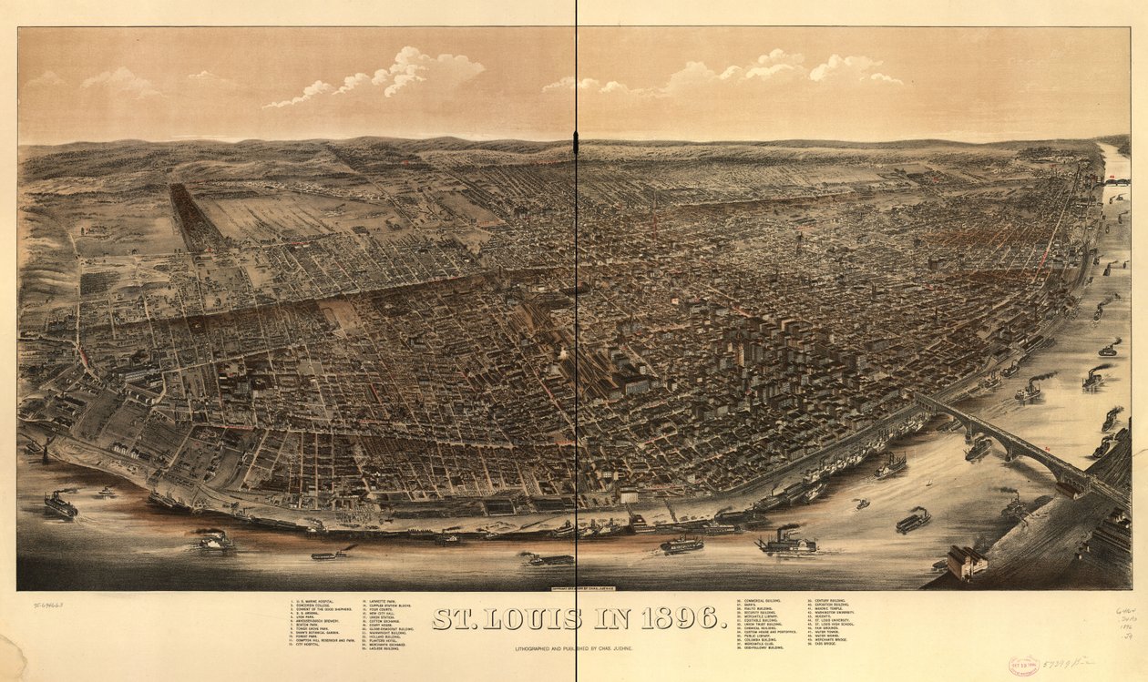 St. Louis 1896-ban alkotó: Charles Juehne