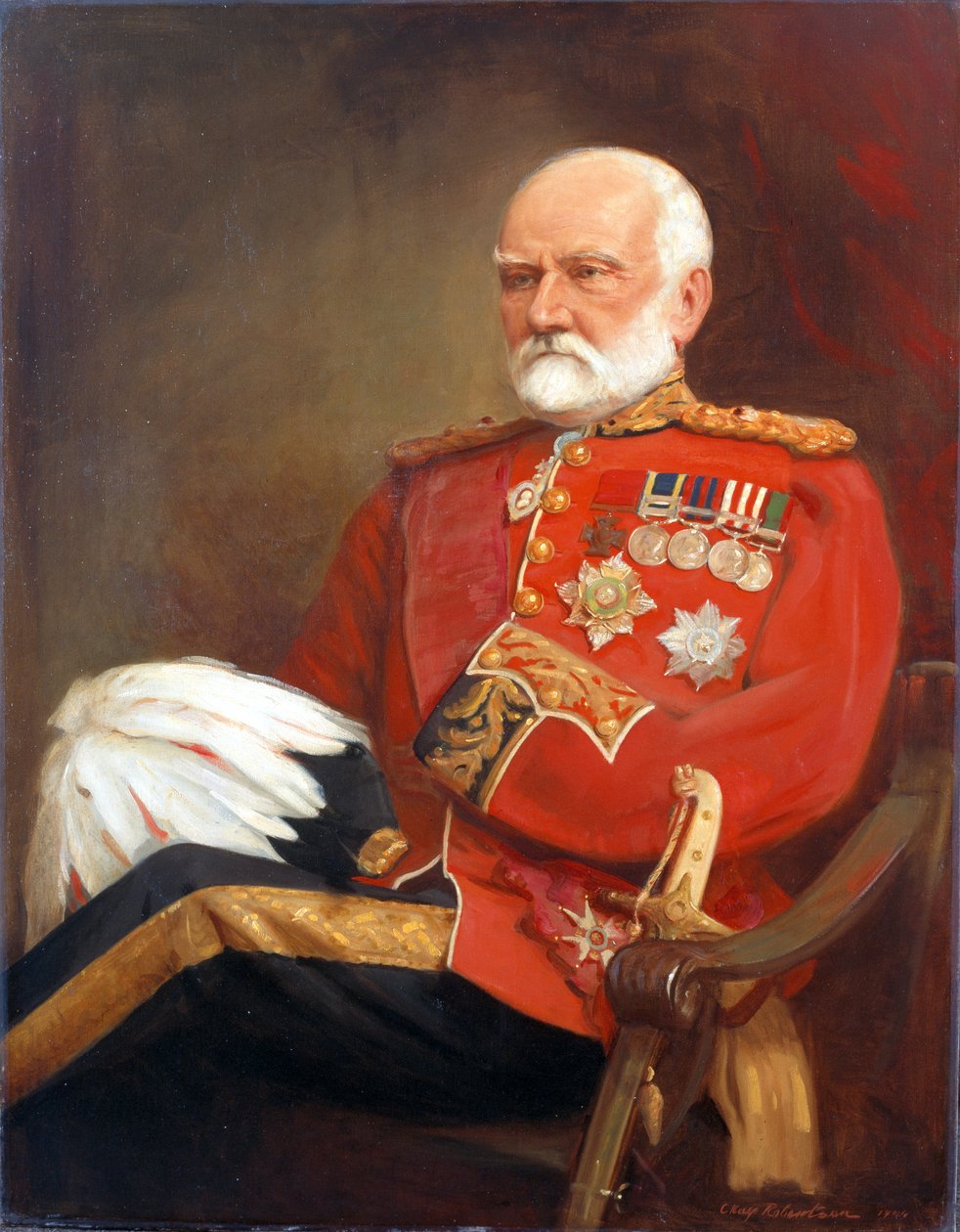 Sir Samuel James Browne VC, GCB, KCSI tábornok alkotó: Charles Kay Robertson