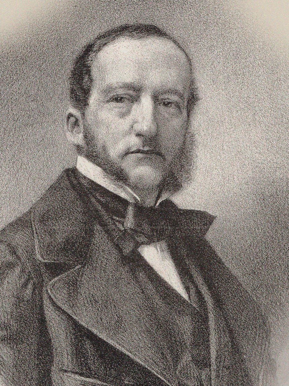 Thalberg Zsigmond zongoraművész és zeneszerző portréja 1812-1871, 1862. alkotó: Charles Kreutzberger