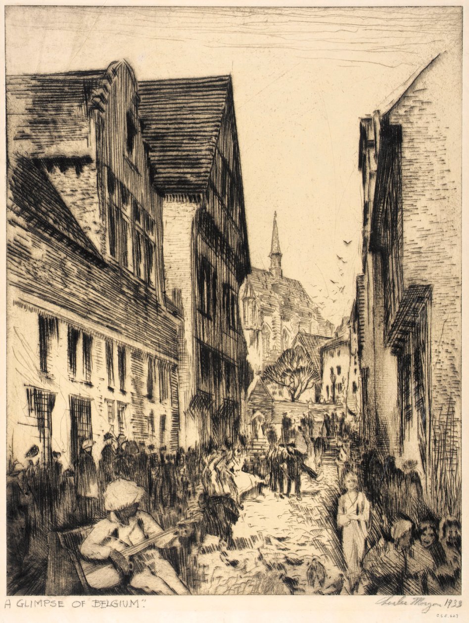 Egy pillantás Belgiumba, Chicagói vásár alkotó: Charles L. Morgan