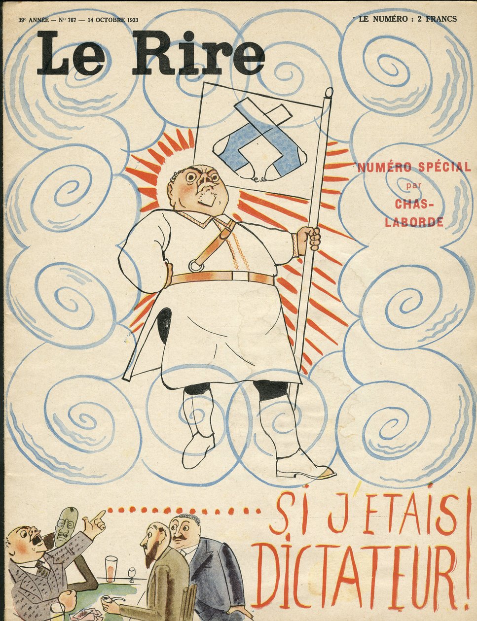 Chas-Laborde (1886-1941) illusztrációja a Le Lire borítójához alkotó: Charles Laborde