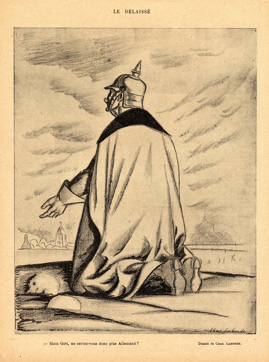 Vörös nevetés, szatirikus az N & B-ben alkotó: Charles Laborde
