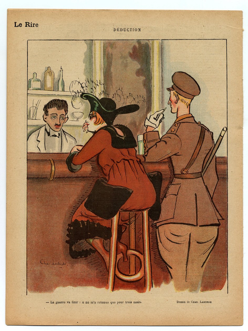 A vörös nevetés, színekben szatirikus alkotó: Charles Laborde