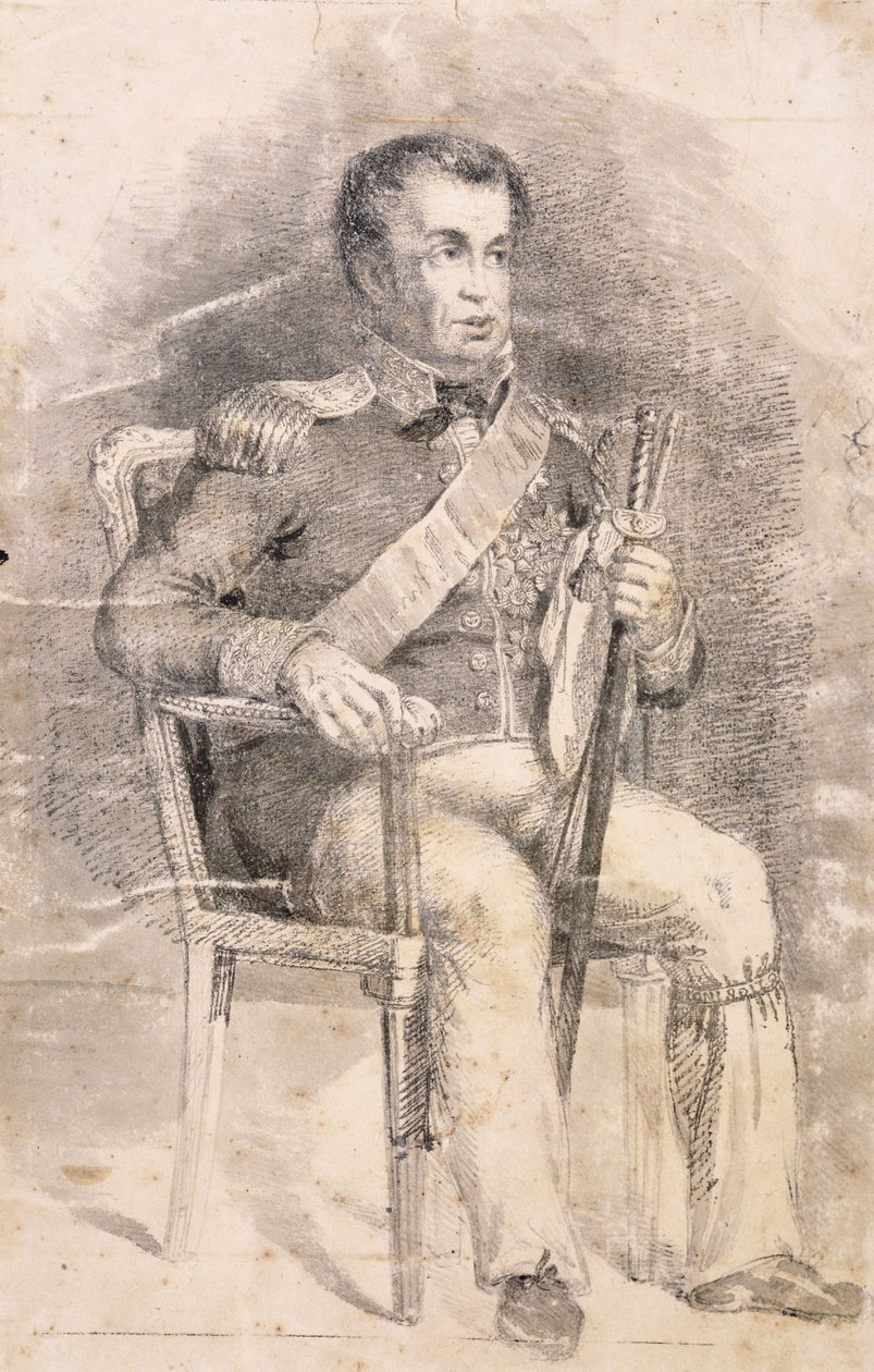 Dom Joao portréja VI, c. 1825-6 alkotó: Charles Landseer