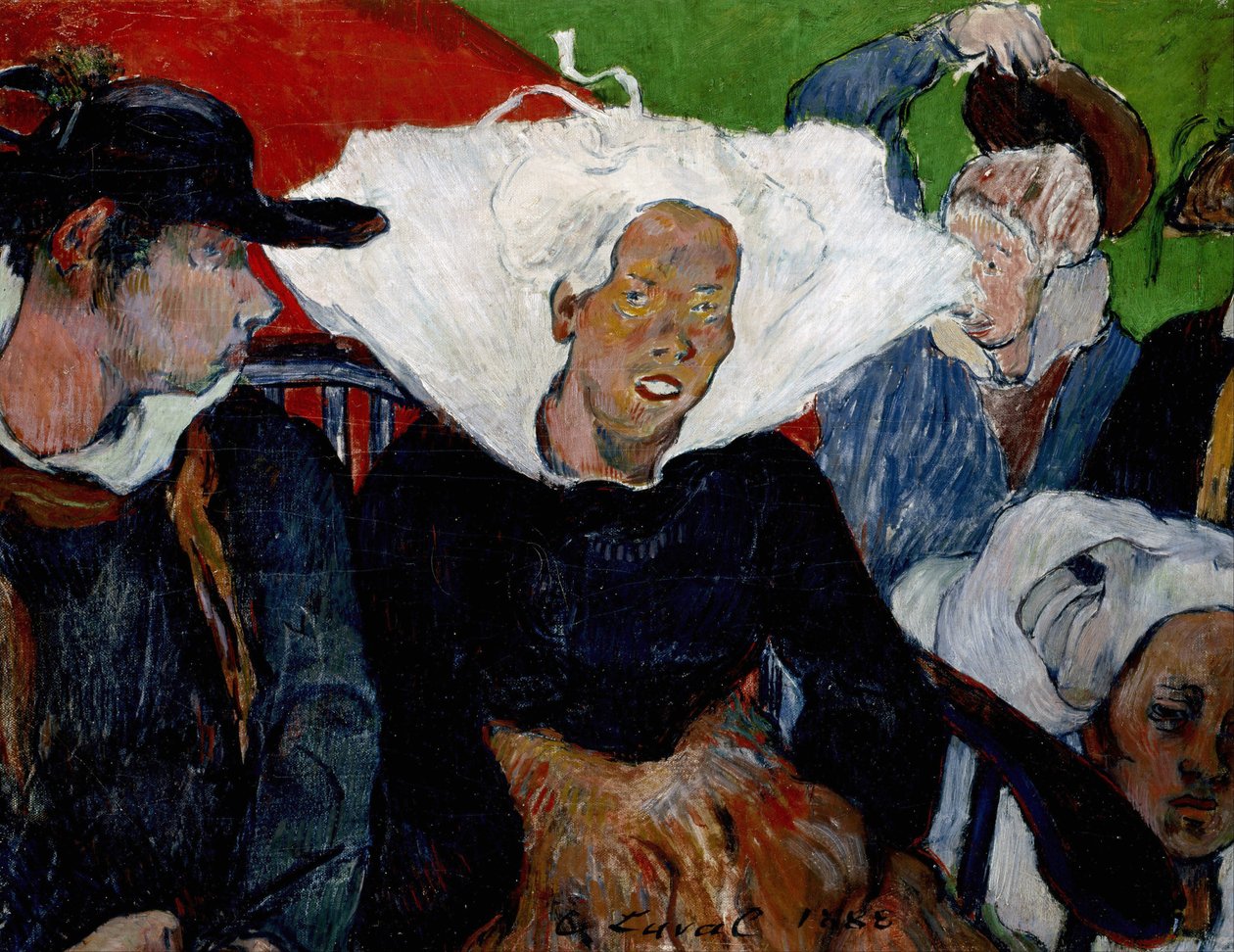 ""Úton a piac felé, Bretagne"" Charles Laval (1862-1894) festménye 1888 Indianapolis Művészeti Múzeum alkotó: Charles Laval