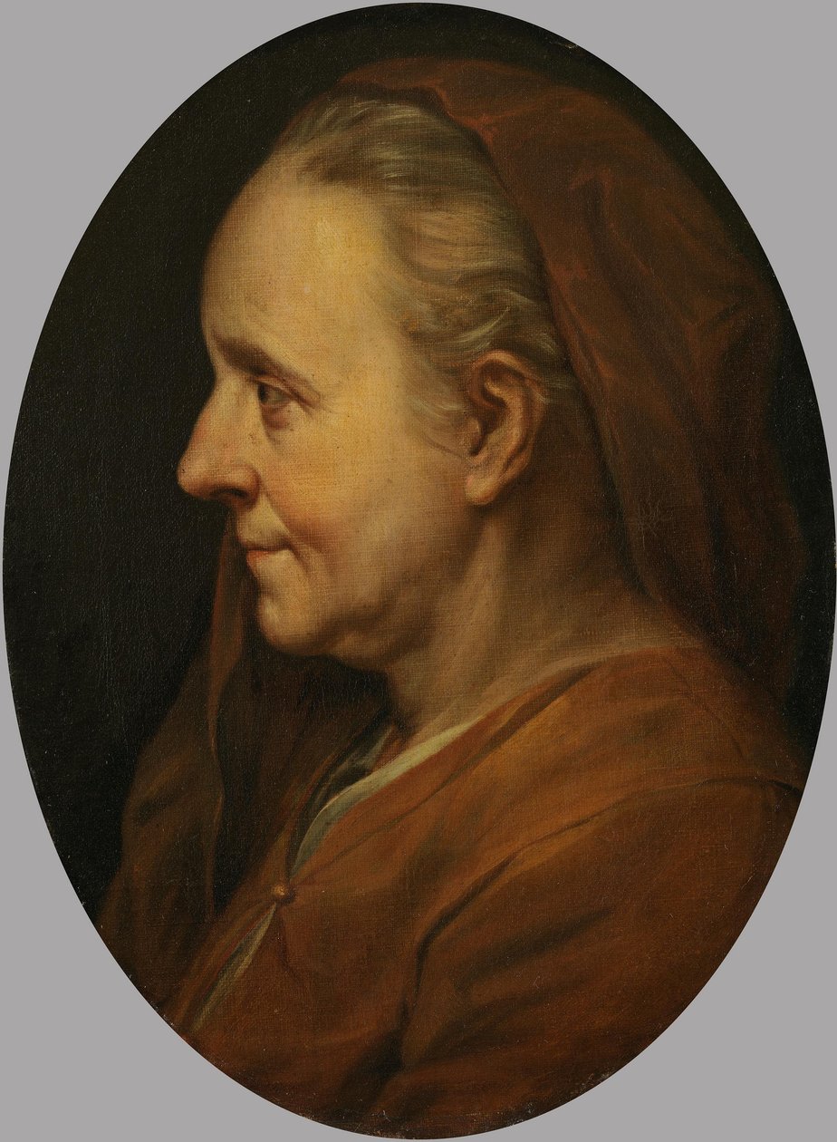 Idős nő mellképe alkotó: Charles Le Brun