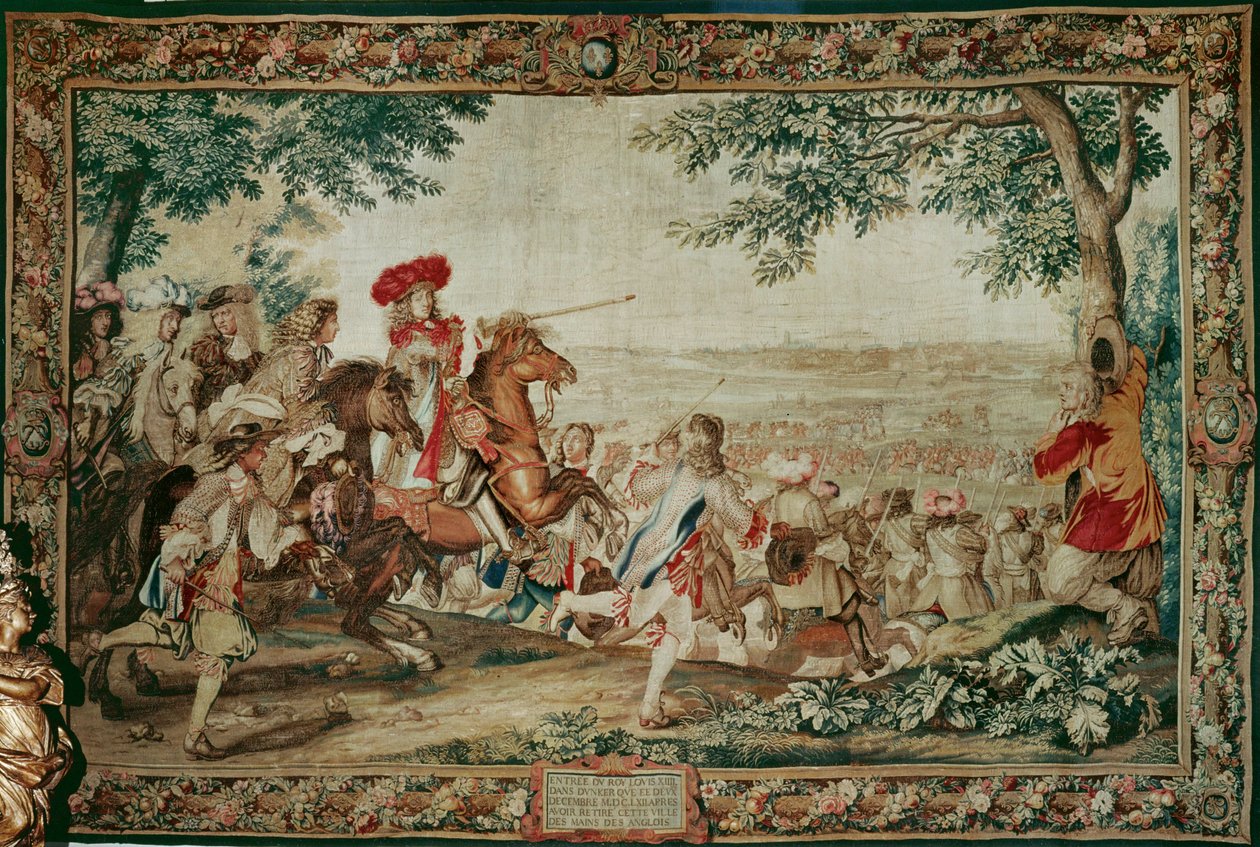 XIV. Lajos bevonulása Dunkerque-be ... alkotó: Charles Le Brun