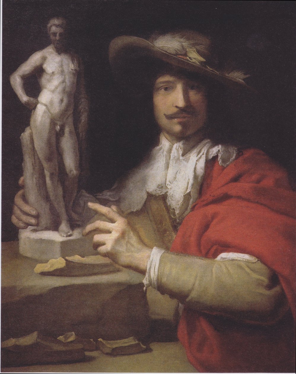 Német: Porträt des Bildhauers Nicolas le Brun A szobrász Nicolas Le Brun portréja alkotó: Charles Le Brun