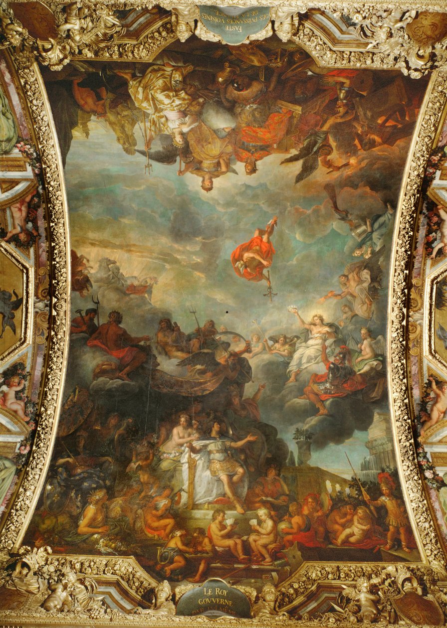 XIV. Lajos egyedül kormányoz ... alkotó: Charles Le Brun
