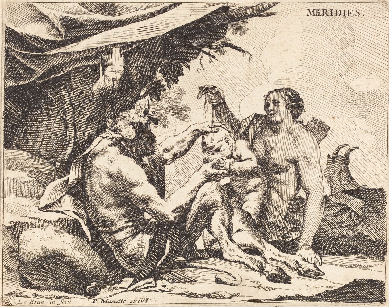Meridiák (délben) alkotó: Charles Le Brun