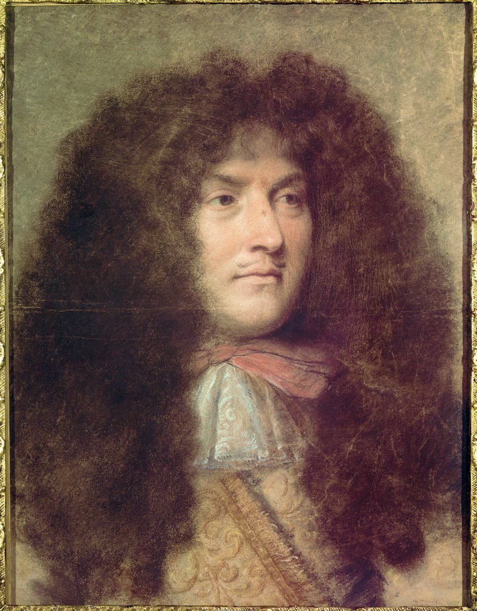 XIV. Lajos (1638-1715) fiatal portréja. Charles Lebrun (Le Brun) (1619-1690) alkotásai alkotó: Charles Le Brun