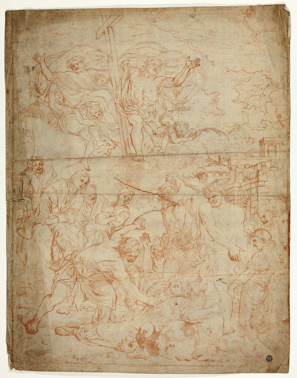 Szent István megkövezése alkotó: Charles Le Brun