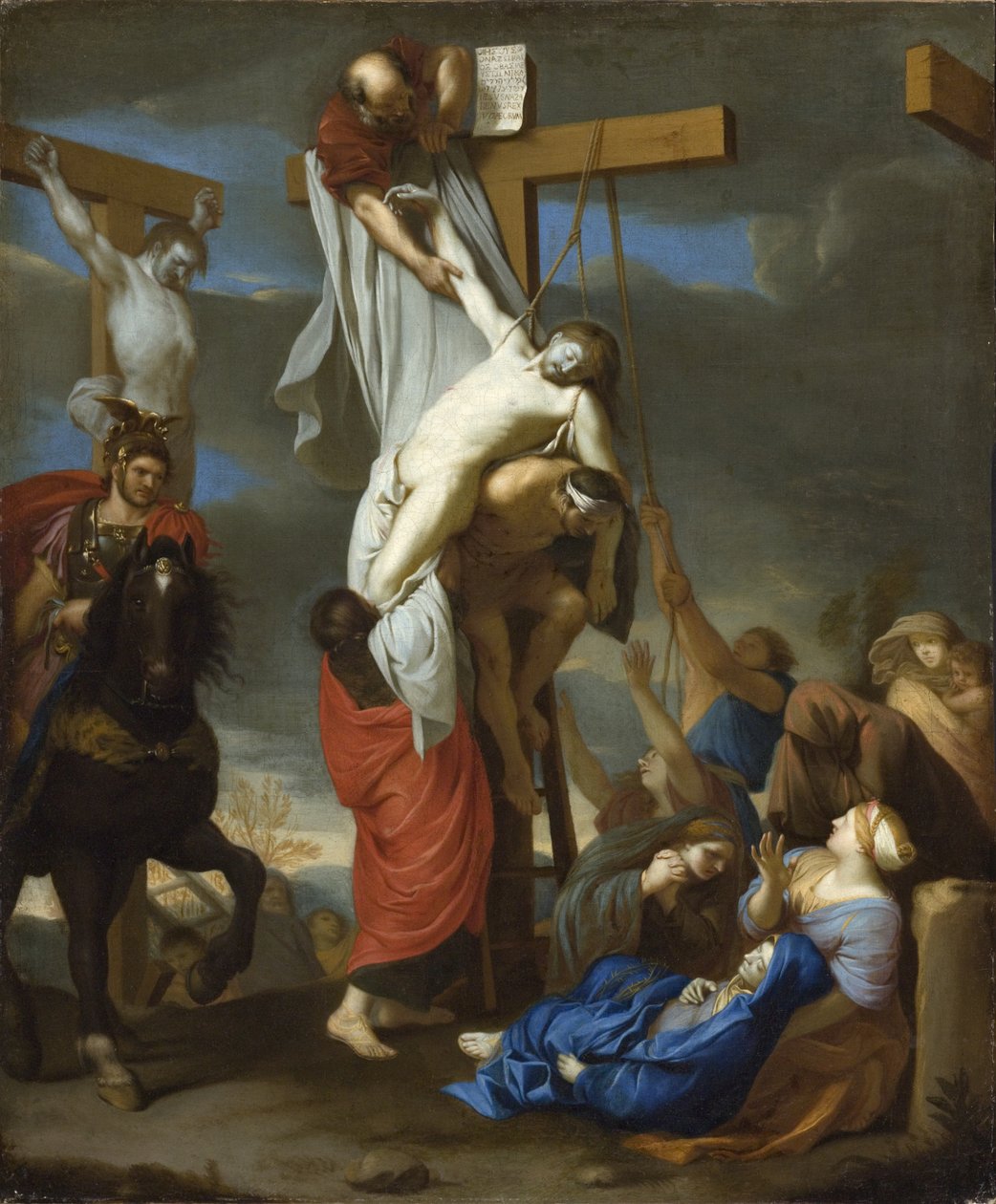 A keresztről való levétel alkotó: Charles Le Brun