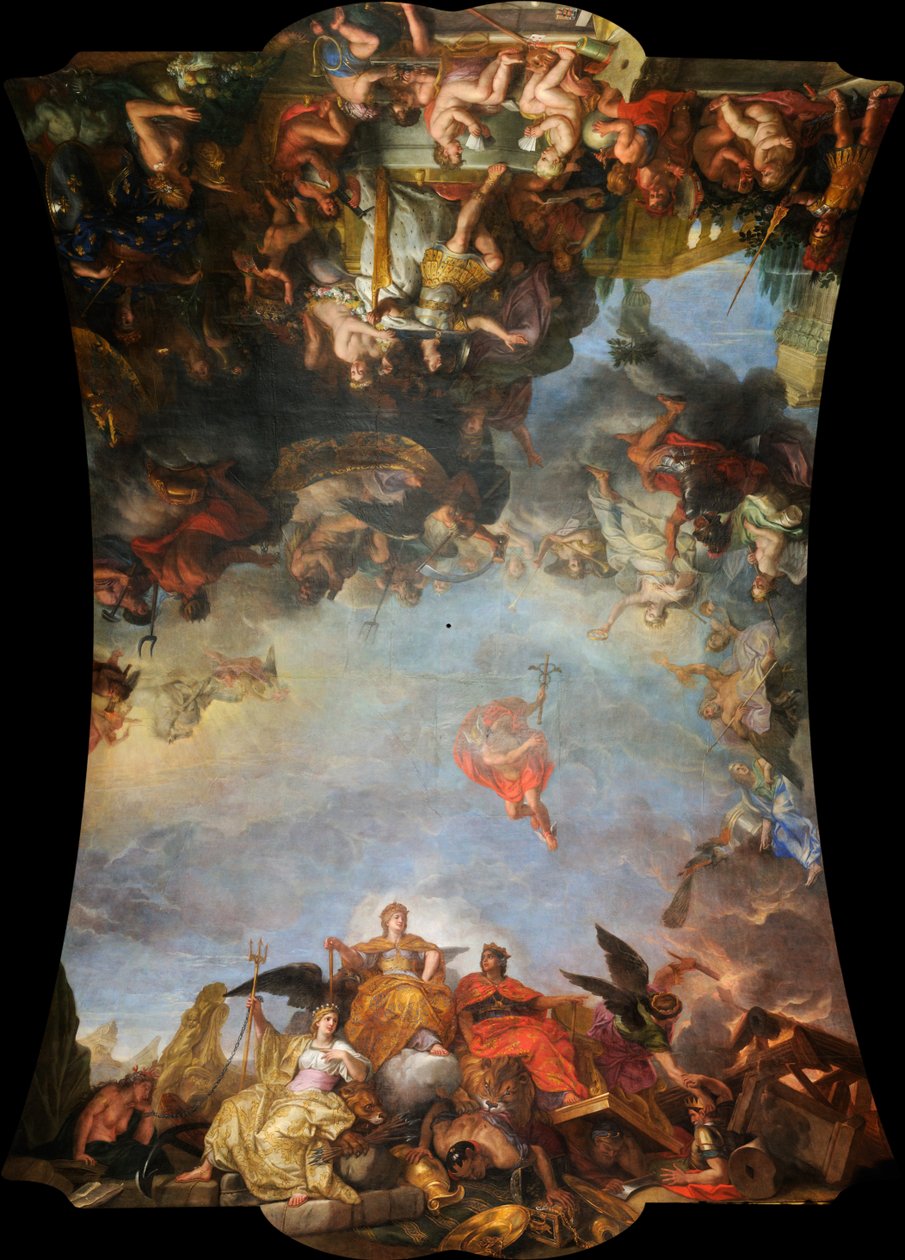 A király egyedül uralkodik, 1661 alkotó: Charles Le Brun
