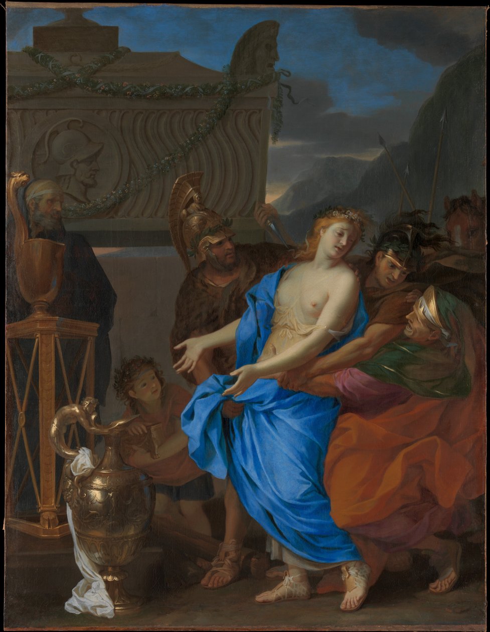 Polixéna áldozata alkotó: Charles Le Brun