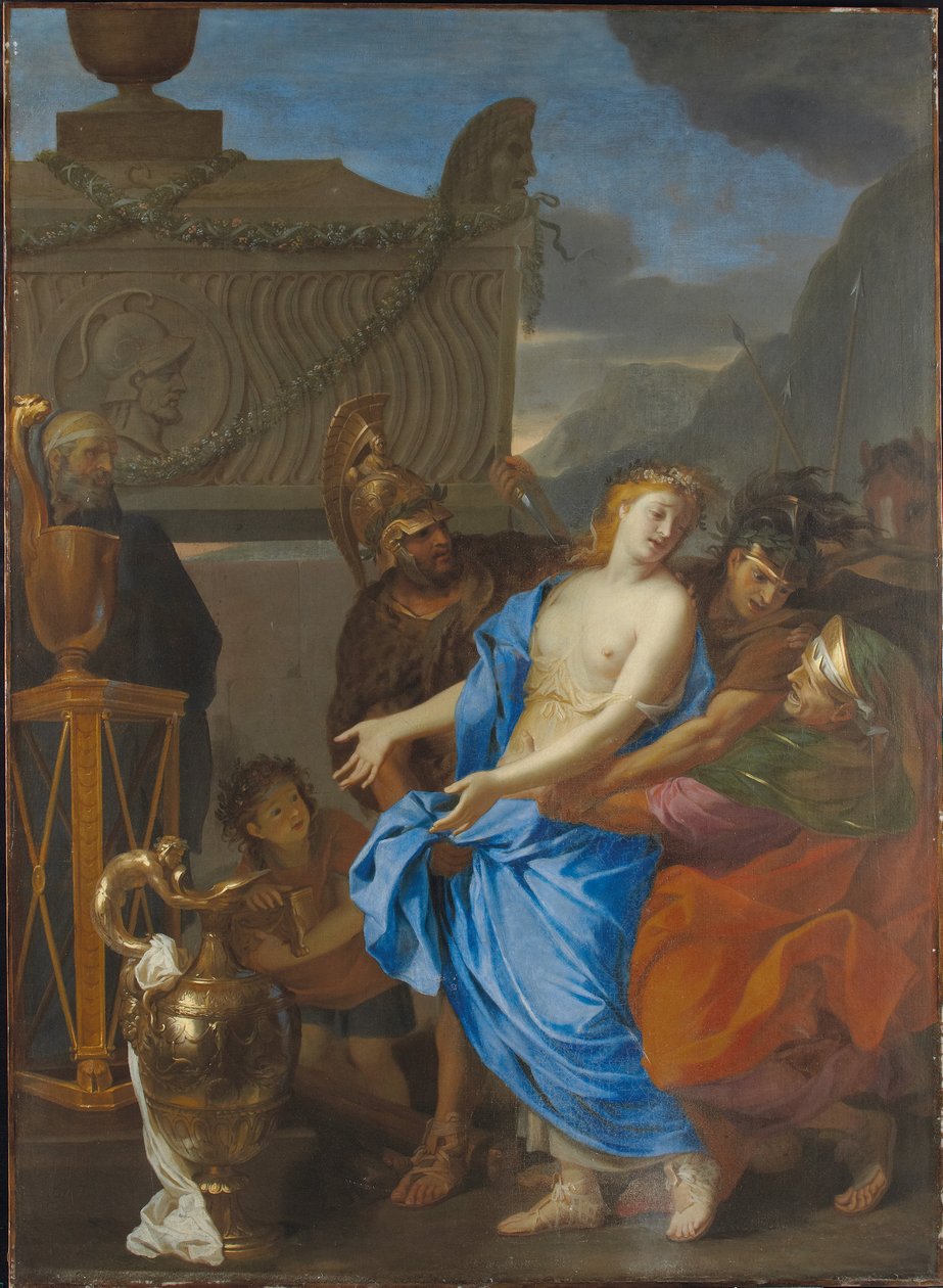 Polyxena feláldozása, 1647 alkotó: Charles Le Brun