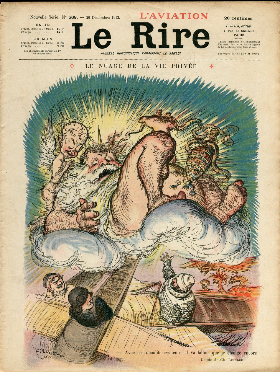 „A nevetés” címlapja, színekben szatirikus alkotó: Charles Leandre