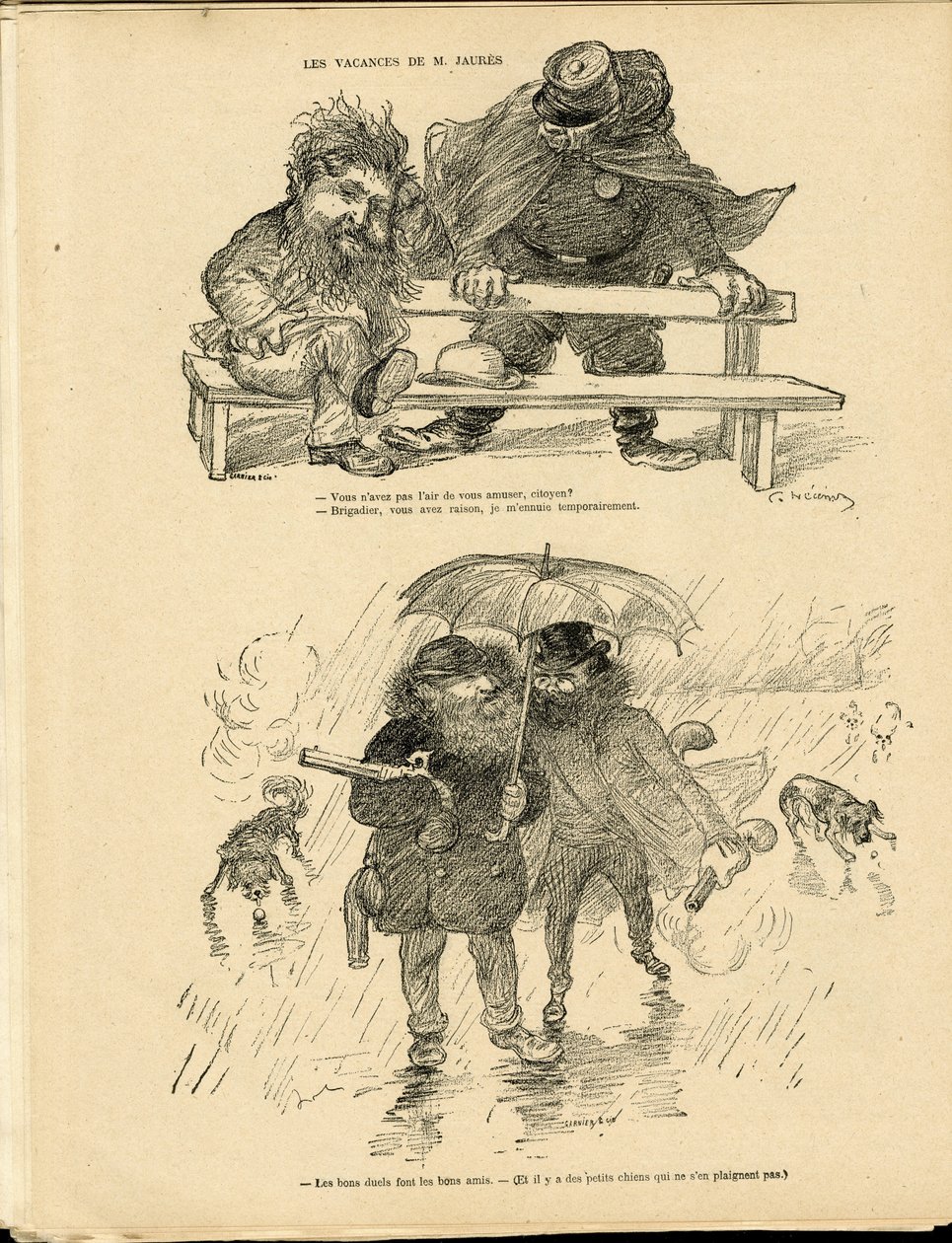 Illusztráció: Charles Leandre (1862-1934) a Le Rire-ben alkotó: Charles Leandre