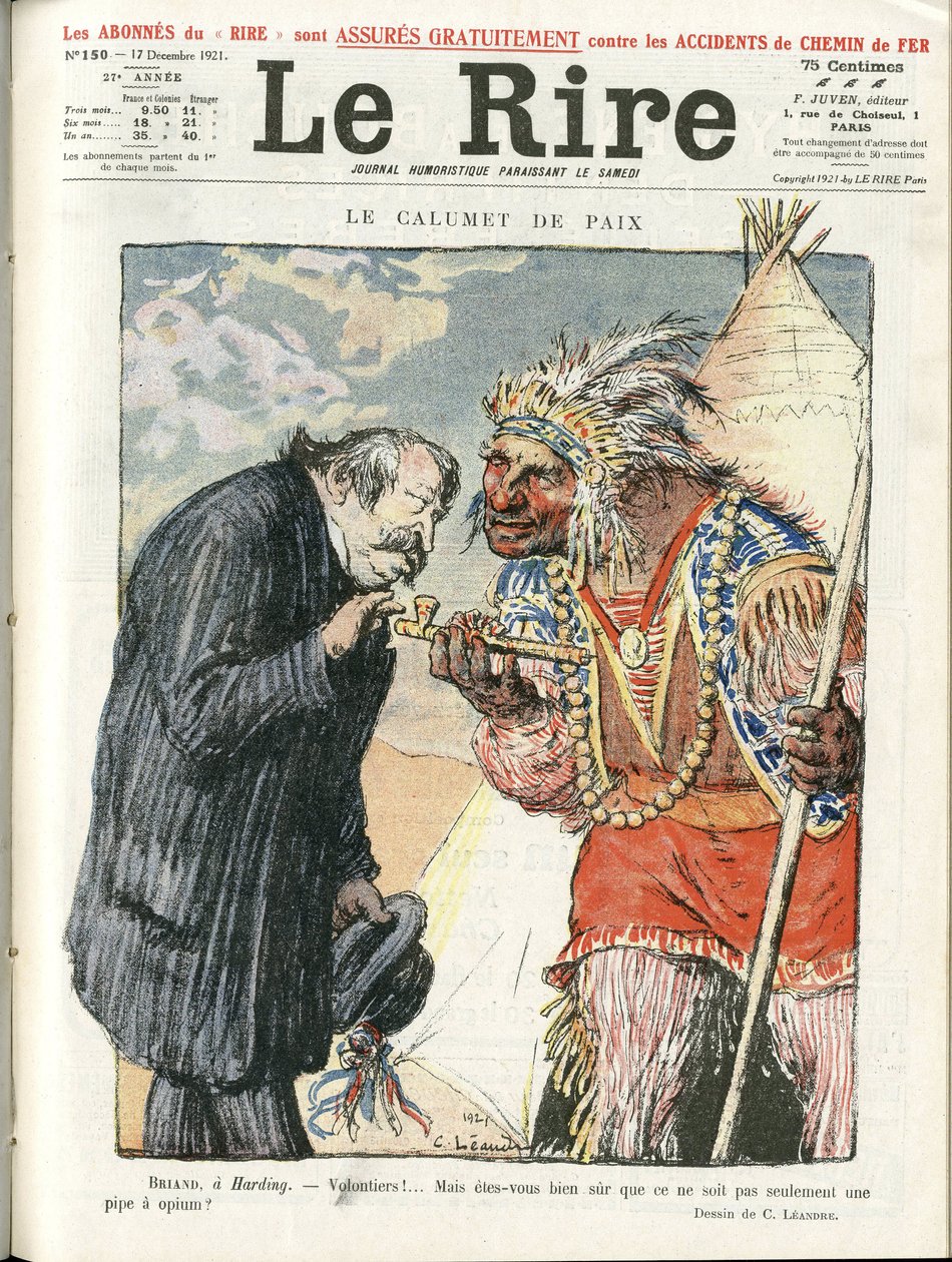 Charles Leandre (1862-1934) illusztrációja a Le Lire borítójára alkotó: Charles Leandre