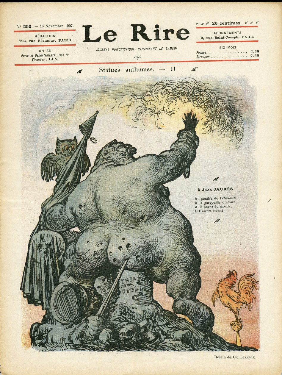 Charles Leandre (1862-1934) illusztrációja a Le Rire borítójára alkotó: Charles Leandre