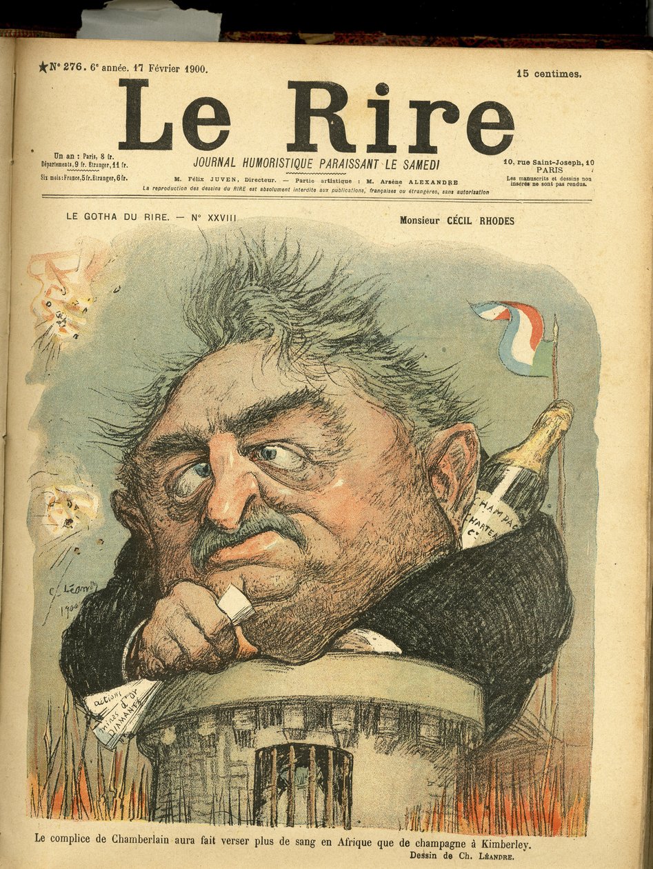 Charles Leandre (1862-1934) illusztrációja a Le Rire borítójára alkotó: Charles Leandre