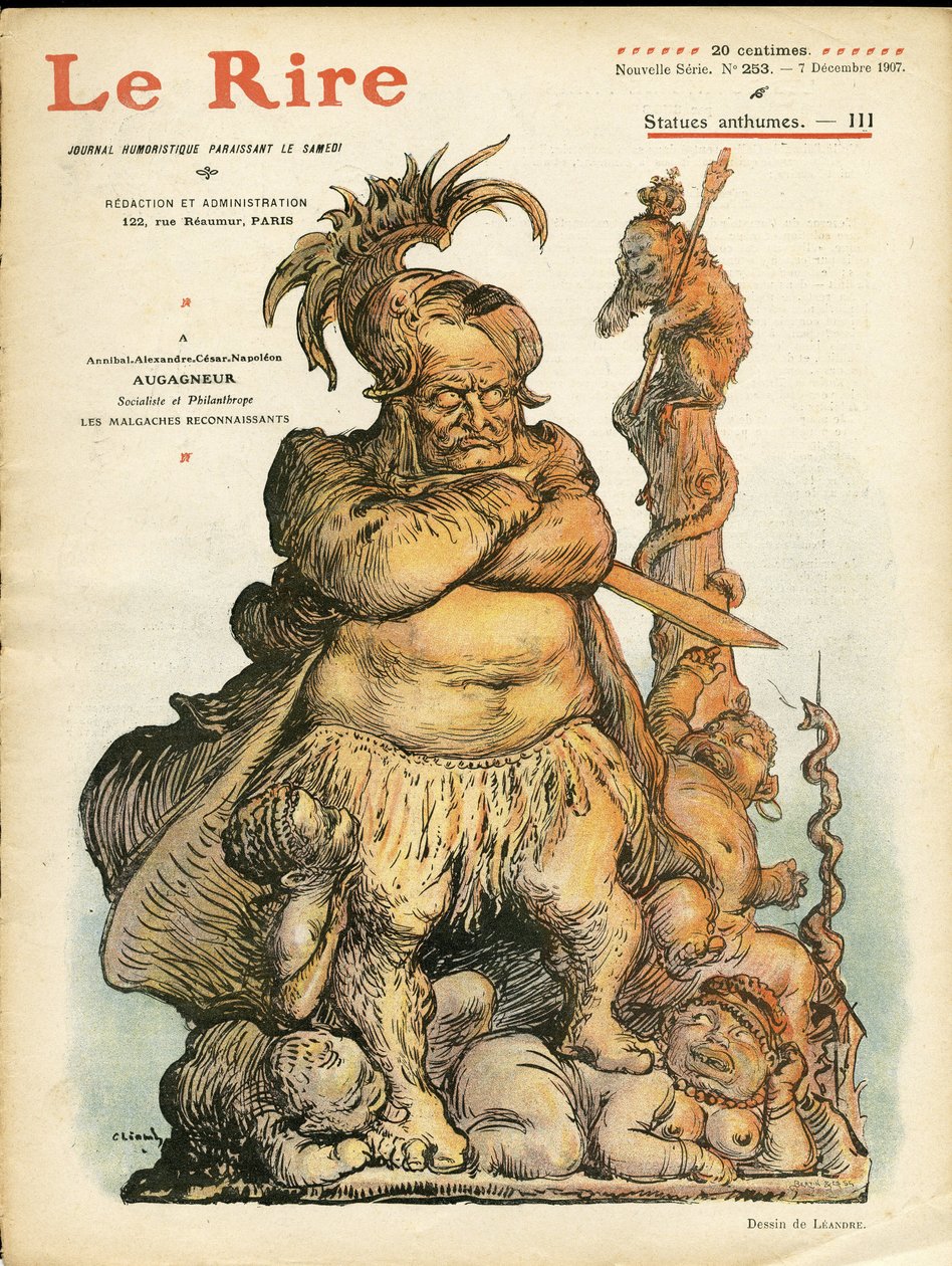 Charles Leandre (1862-1934) illusztrációja a Le Rire borítójára, 07/12/07 - Augagneur Victor (1855-1931) - Statifikáció alkotó: Charles Leandre