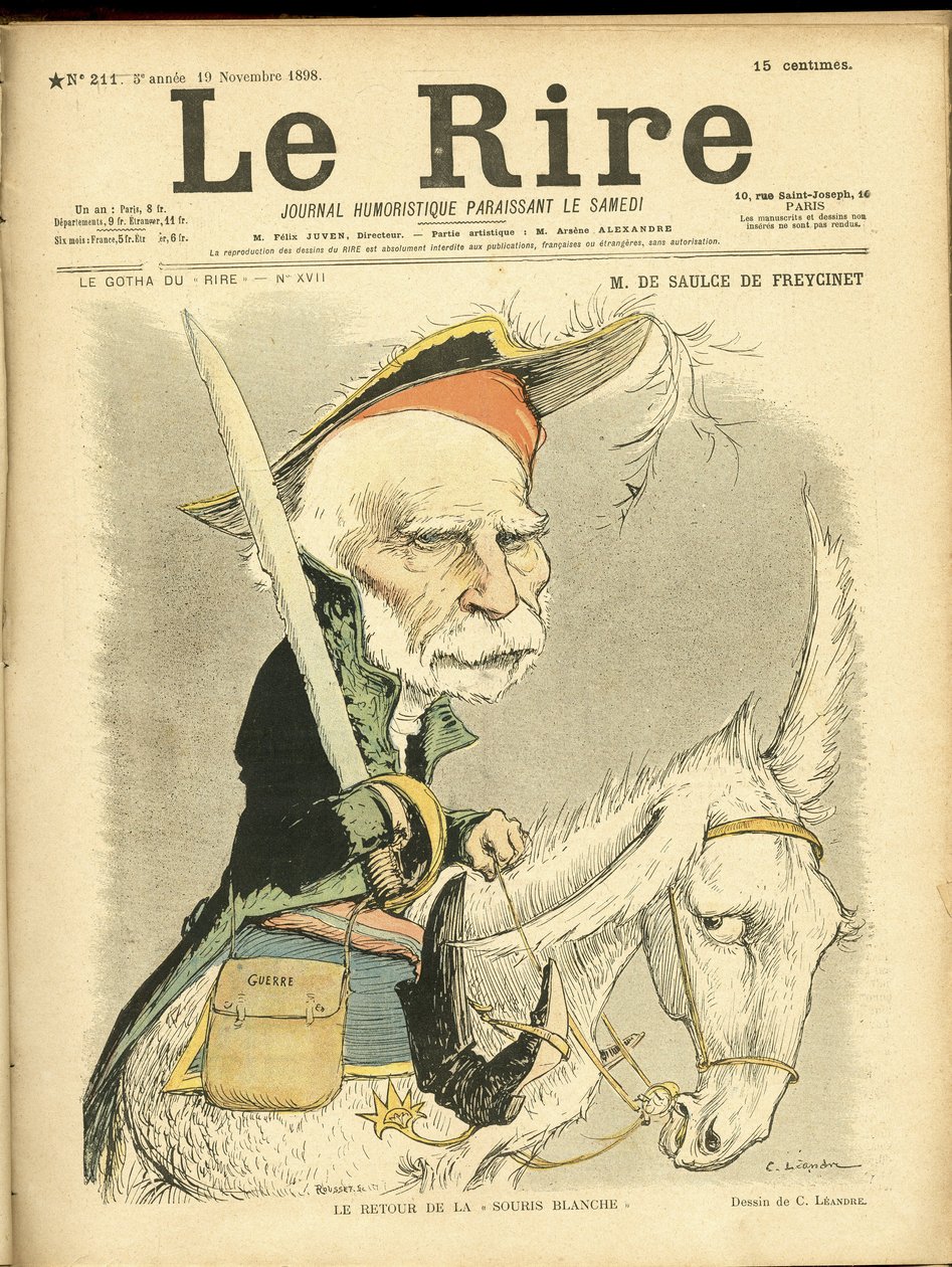 Charles Leandre (1862-1934) illusztrációja Readingben alkotó: Charles Leandre