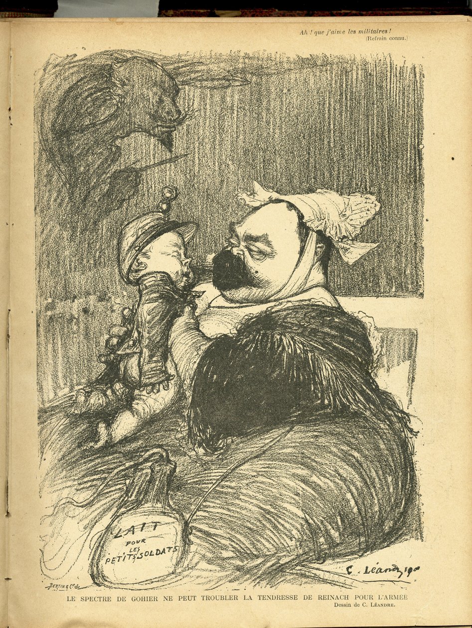 Charles Leandre (1862-1934) illusztrációja Readingben alkotó: Charles Leandre