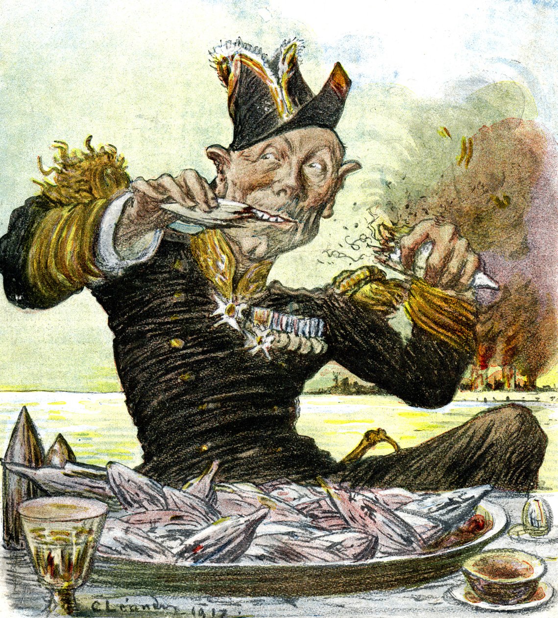 John Jellicoe alkotó: Charles Leandre