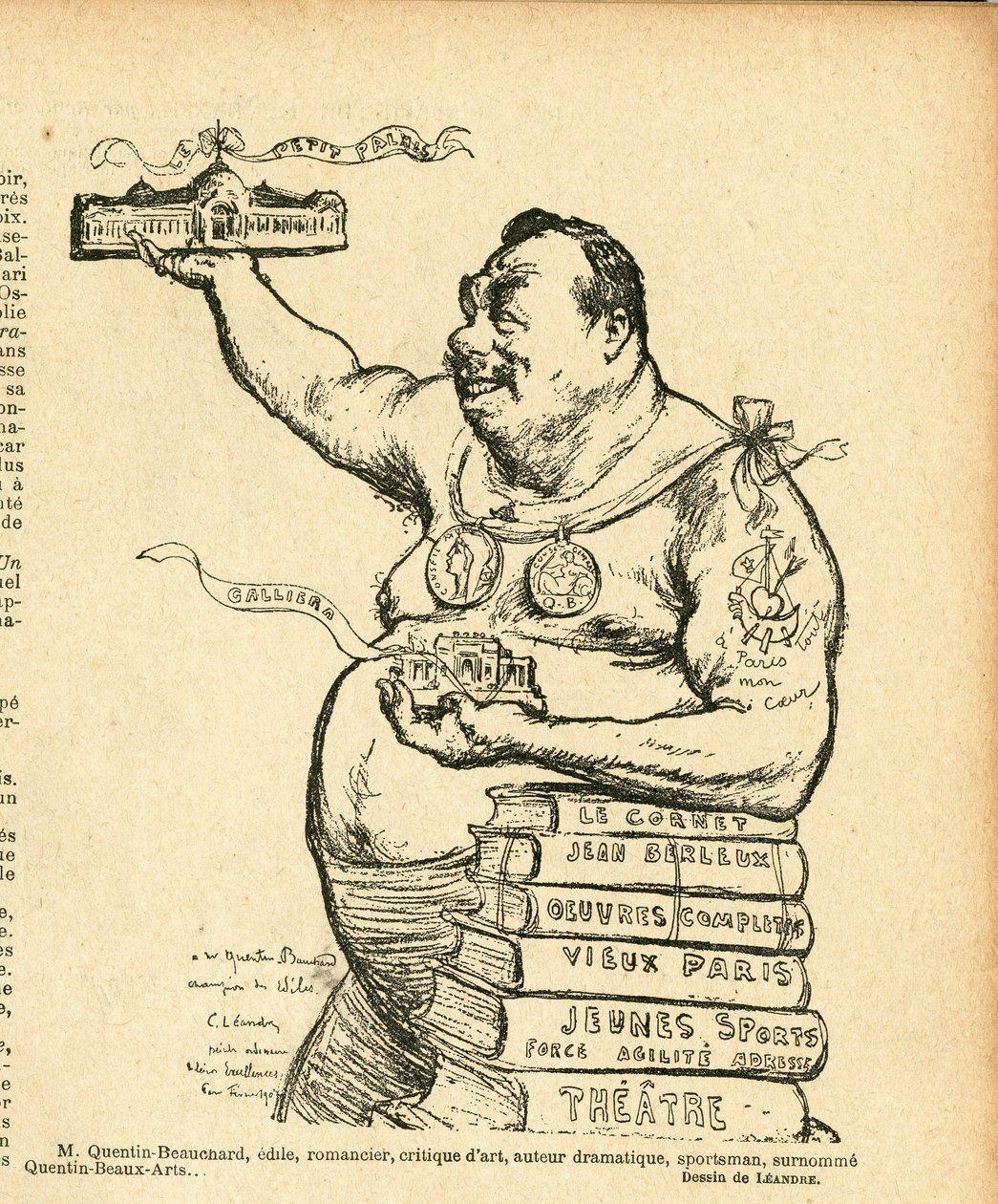 Le Lire, Szatirikus fekete-fehér alkotó: Charles Leandre
