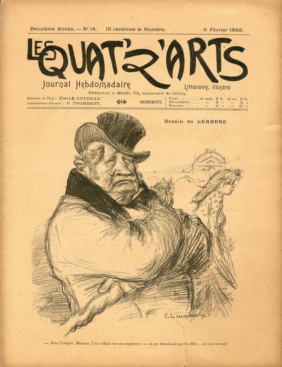 A Quat z művészet alkotó: Charles Leandre