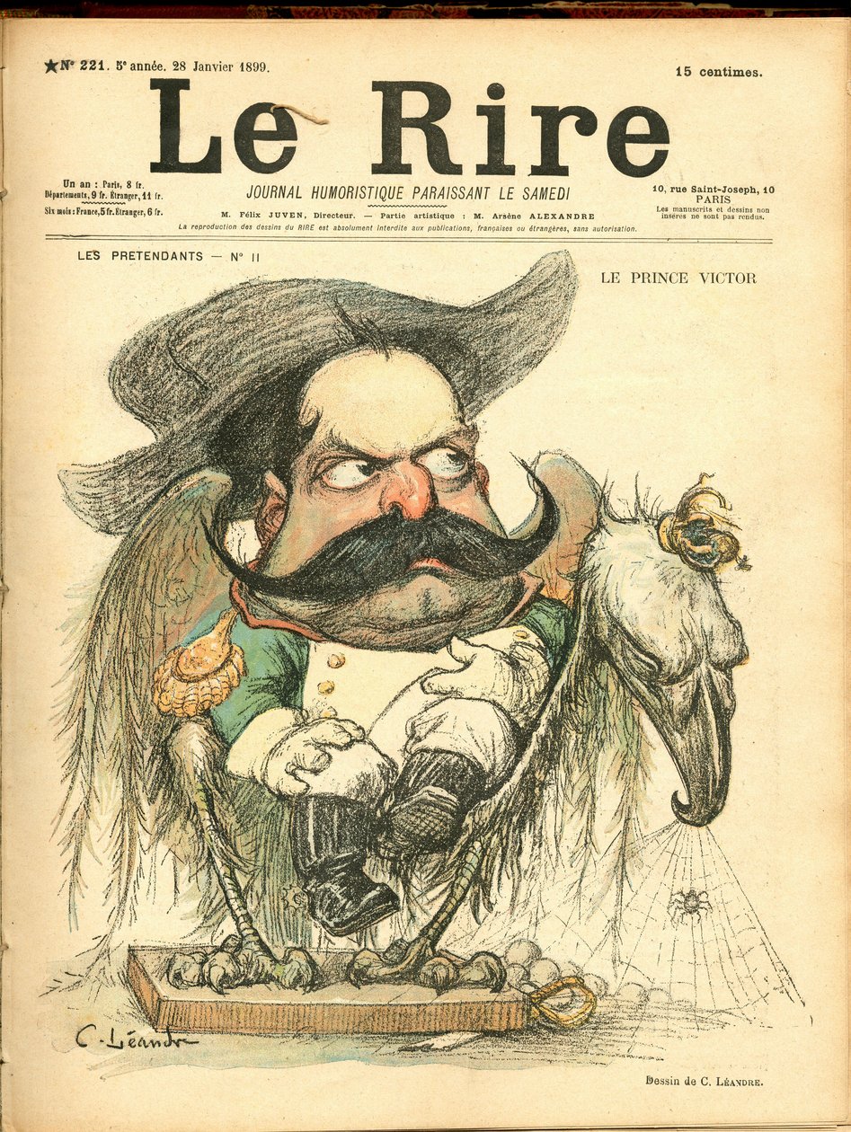 A nevetés, Szatirikus színekben alkotó: Charles Leandre