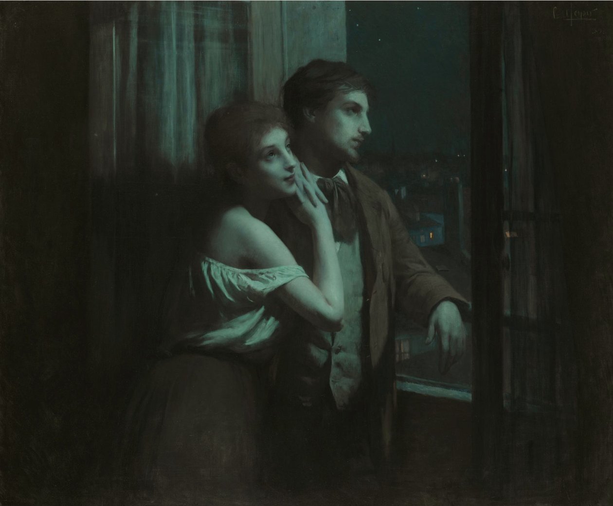Álmodozás, 1893. alkotó: Charles Lenoir
