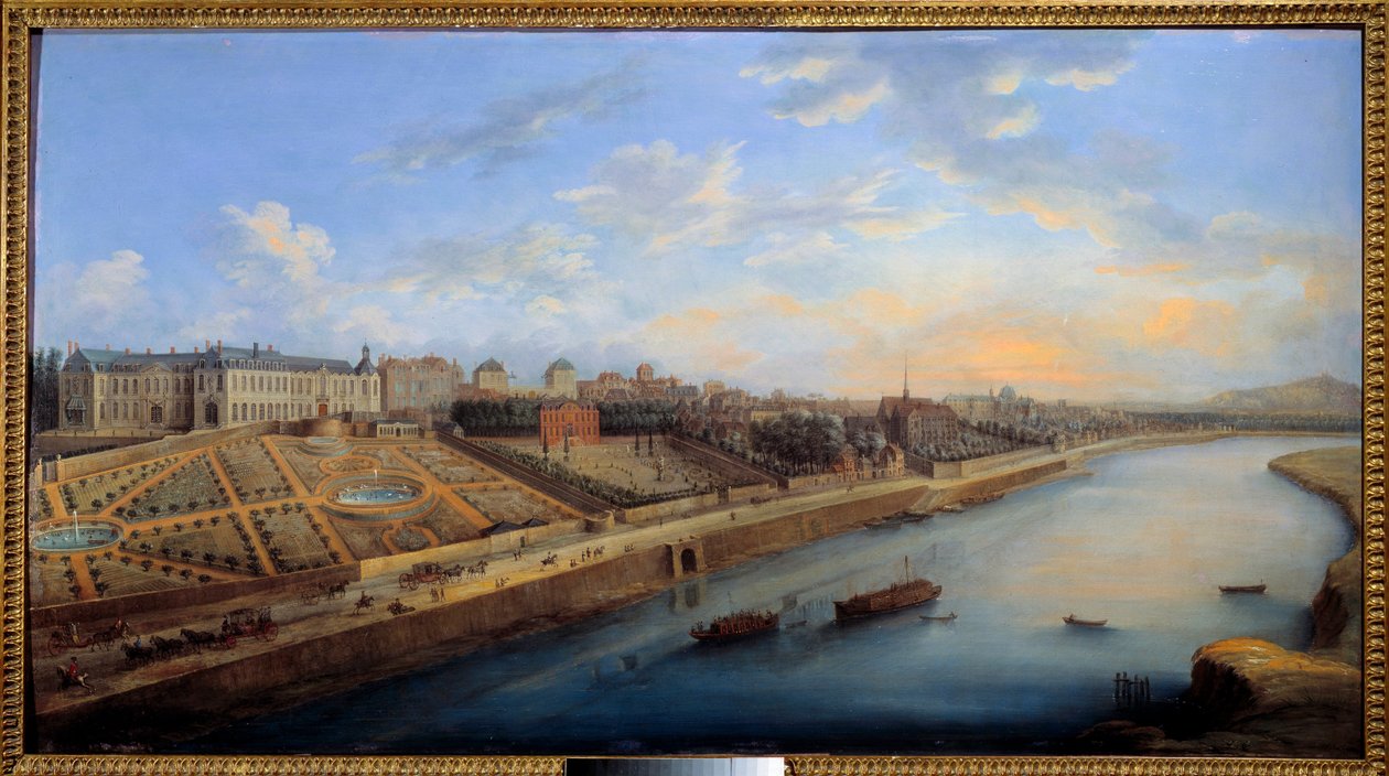 Passy és Chaillot képe Grenelle festményéből Charles Grevenbroeck (? -1758) 1743 V. 0,68x1,24 m Párizs, musee carnavalet - Passy és Chaillot kilátása a Grenelle-ből. Charles Grevenbroeck festménye (? -1758) alkotó: Charles Leopold Grevenbroeck