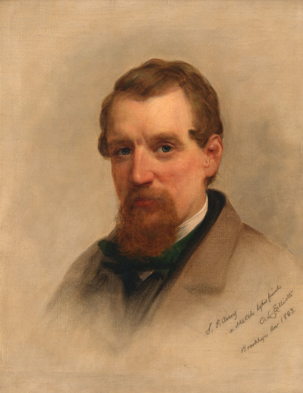 Samuel Putnam Avery, 1863. alkotó: Charles Loring Elliott