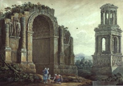 A diadalív St.Remyben alkotó: Charles Louis Clerisseau