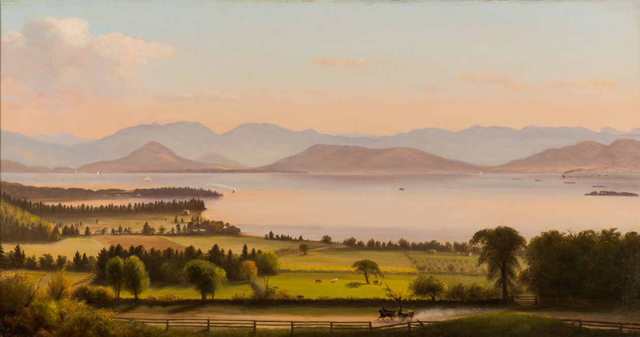 Adirondack-hegység, Burlington Bay Over Willard St. alkotó: Charles Louis Heyde