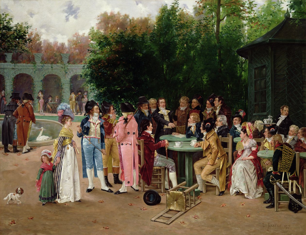 Figyelmes közönség alkotó: Charles Louis Kratke