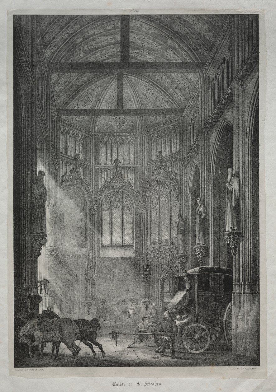 Szent Miklós-templom, Rouen alkotó: Charles Louis Lesaint