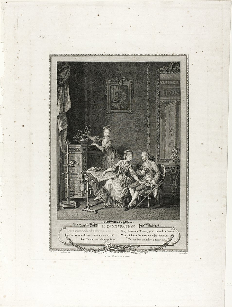 A megszállás, a Monument du Costume Physique et Moral de la fin du Dix-huitième siècle című kötetből alkotó: Charles Louis Lingée