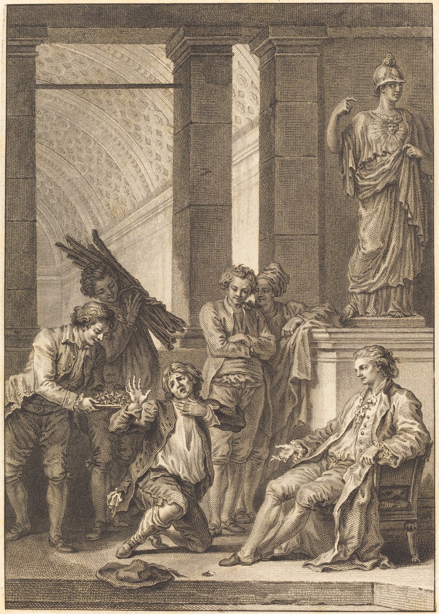 A paraszt alkotó: Charles Louis Lingée after Jean Honoré Fragonard