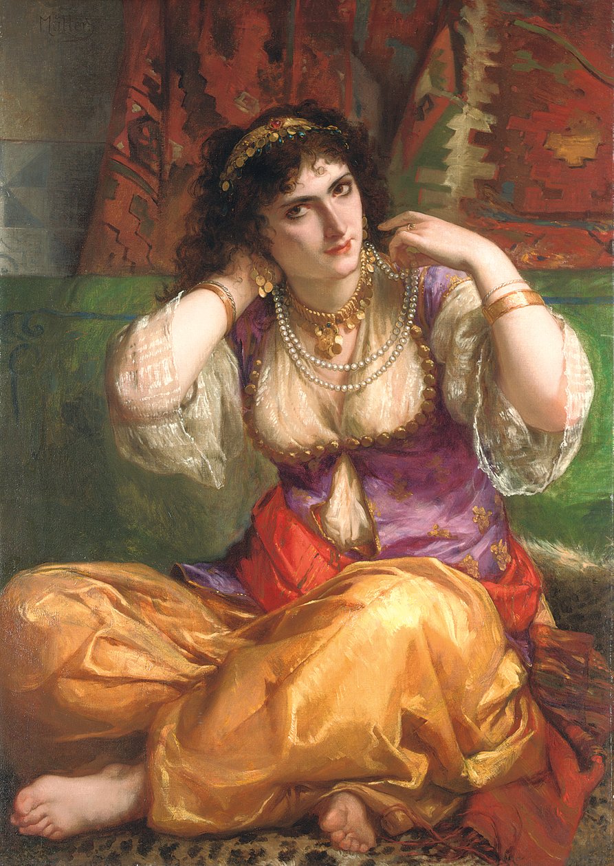 Az Odalisque alkotó: Charles Louis Lucien Muller